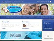 Tablet Screenshot of hiperfarmac.com.br